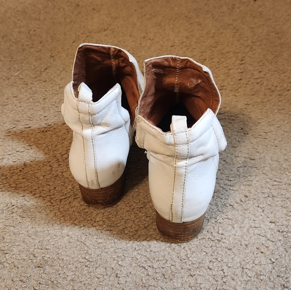 Jeffery Campbell Women's White Ankle Boots Muskrat Size 6 - Picture 4 of 6